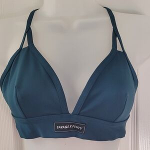 Savage X Fenty Teal Triangle Bralette